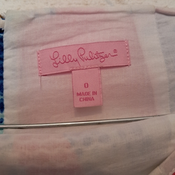 Lilly Pulitzer She She Shells Skirt Size 0 Cotton Lined Mini Skirt Starfish - Picture 6 of 8